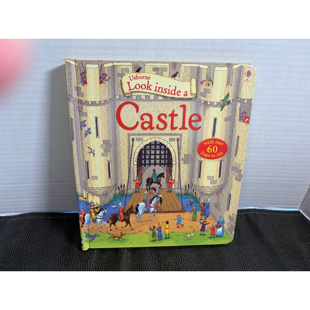 Usborne Look Inside a Castle Lift-the-Flap Book – Interactive Medieval  Book